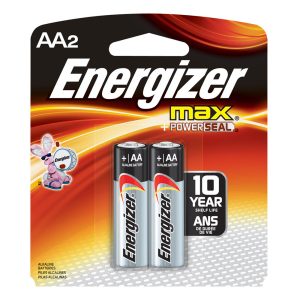 Energizer Max Alkaline AA Battery (Pack Of 2)