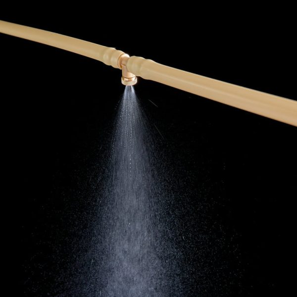 Orbit 20000 Portable Preassembled Mist Cooling Kit installed nozzle in operation